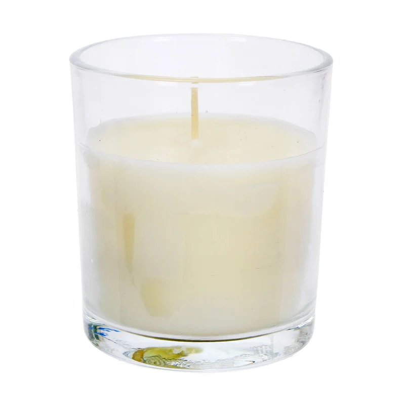 Art.8548 Vela con Vaso Cristal 8x7cm 1pz