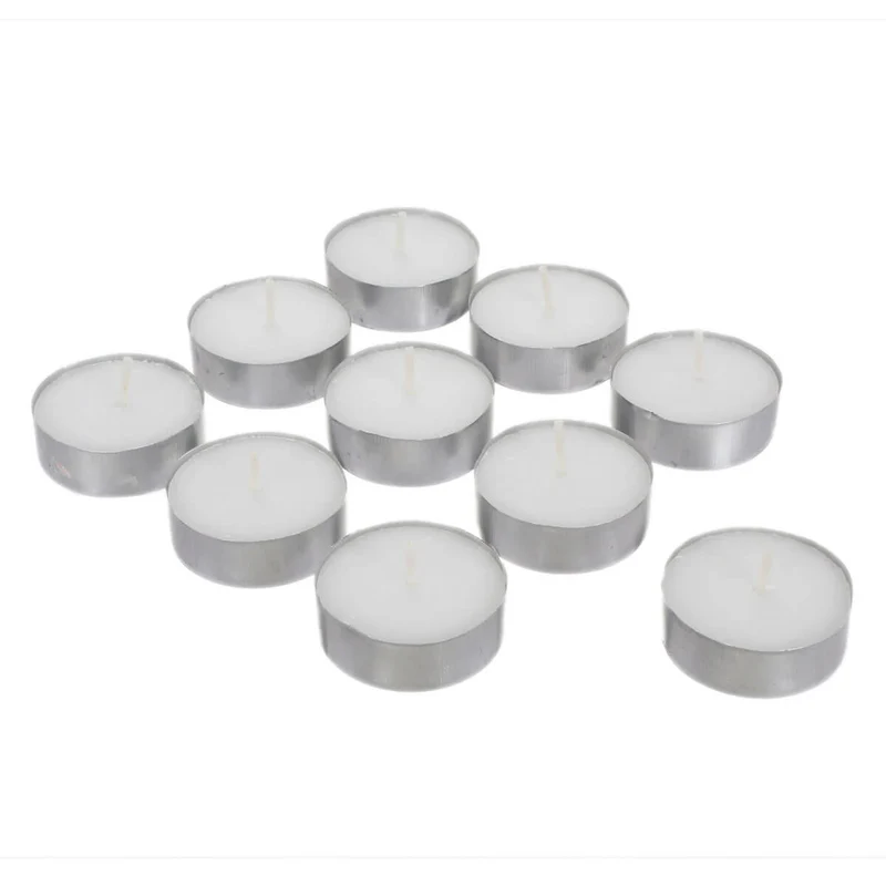 Art.4644 Caja Tea-Light sin Aroma 1.8x3.7cm 10pz