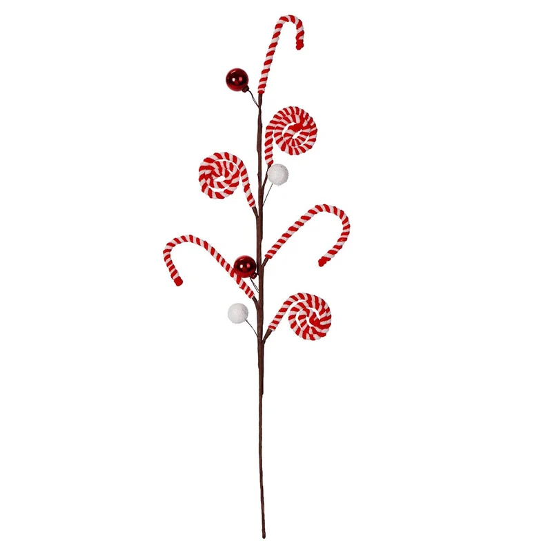 Art.4314 Vara Caramelo/Esfera 63cm 1pz
