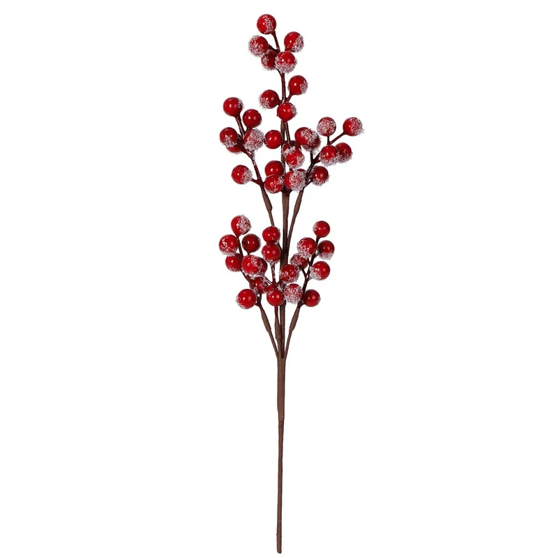 Art.4278 Vara Cerezas Nevada 41cm 1pz