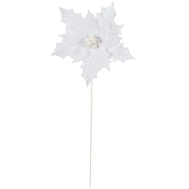 Art.4101 Vara Nochebuena Terciopelo 60cm 1pz