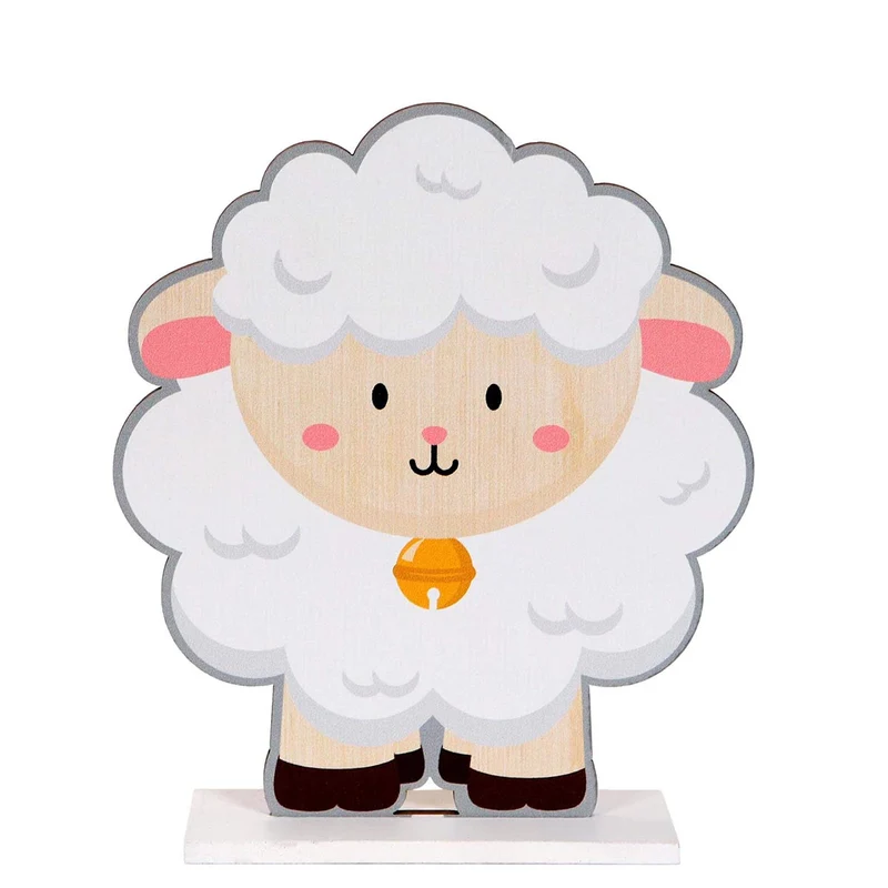 Art.356 Borreguito Chico Con Base 12x10x3cm 1pz