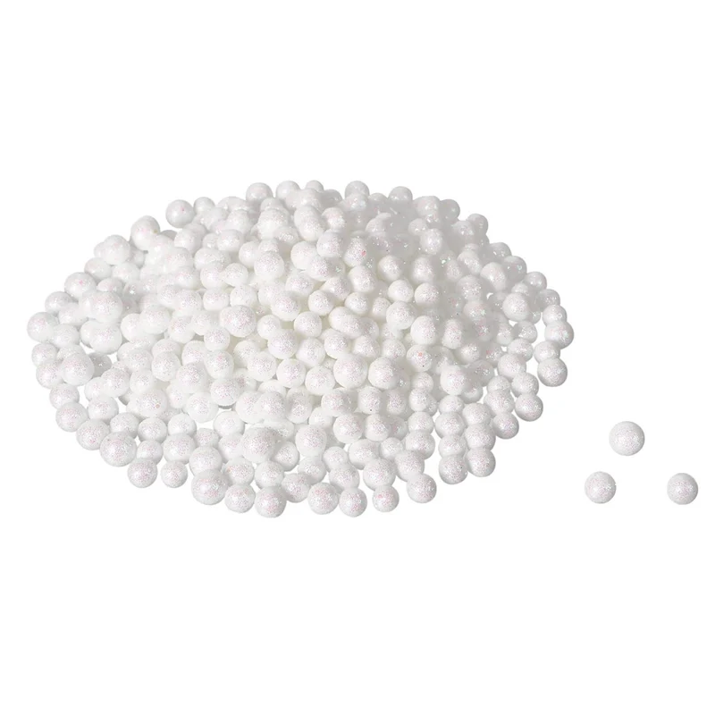 Art.2792 Cuentas De Unicel Diamantadas 8mm (Aprox) 30gm