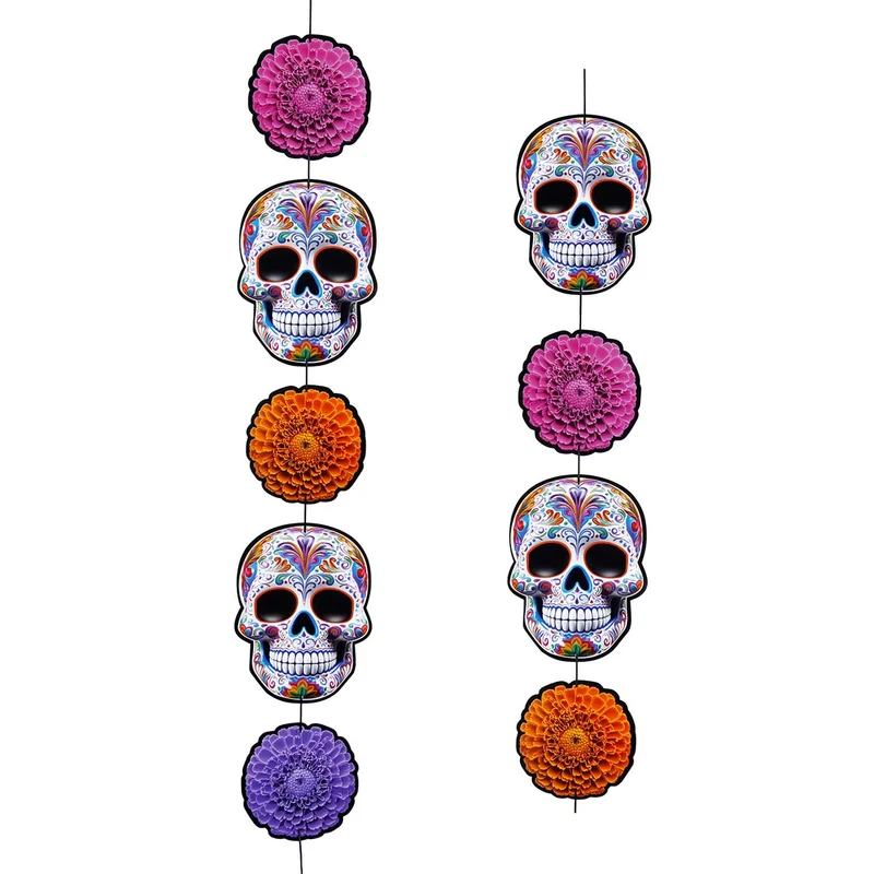 Art.855 Guía Calaveras 15x20cm (Aprox) 2m