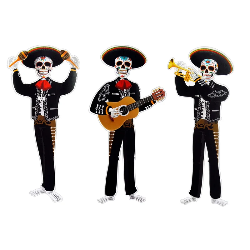 Art.758 Adorno Mariachis 59x28cm (Aprox) 3pz