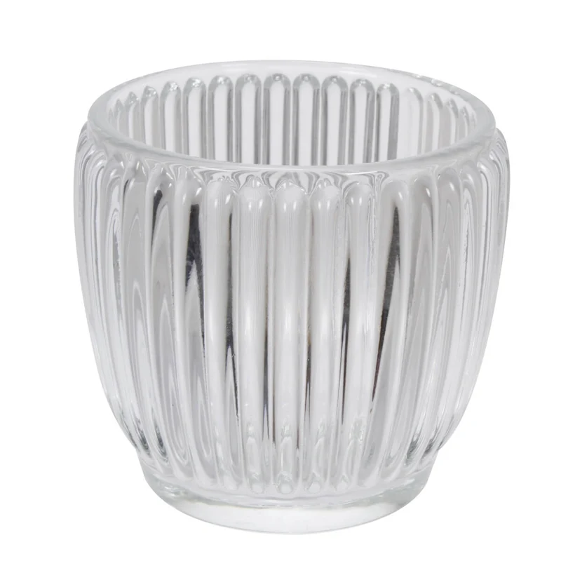 Art.11198 Portavela Cristal 7x7.6cm 1pz