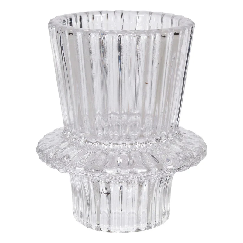 Art.11184 Portavela Cristal 6.9x5.9cm 1pz