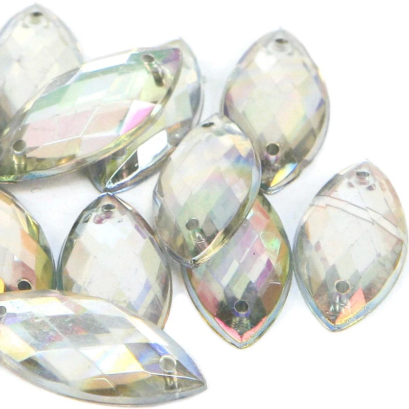 Art.6036 Piedra Acrílica Ab 23x10mm 20pz