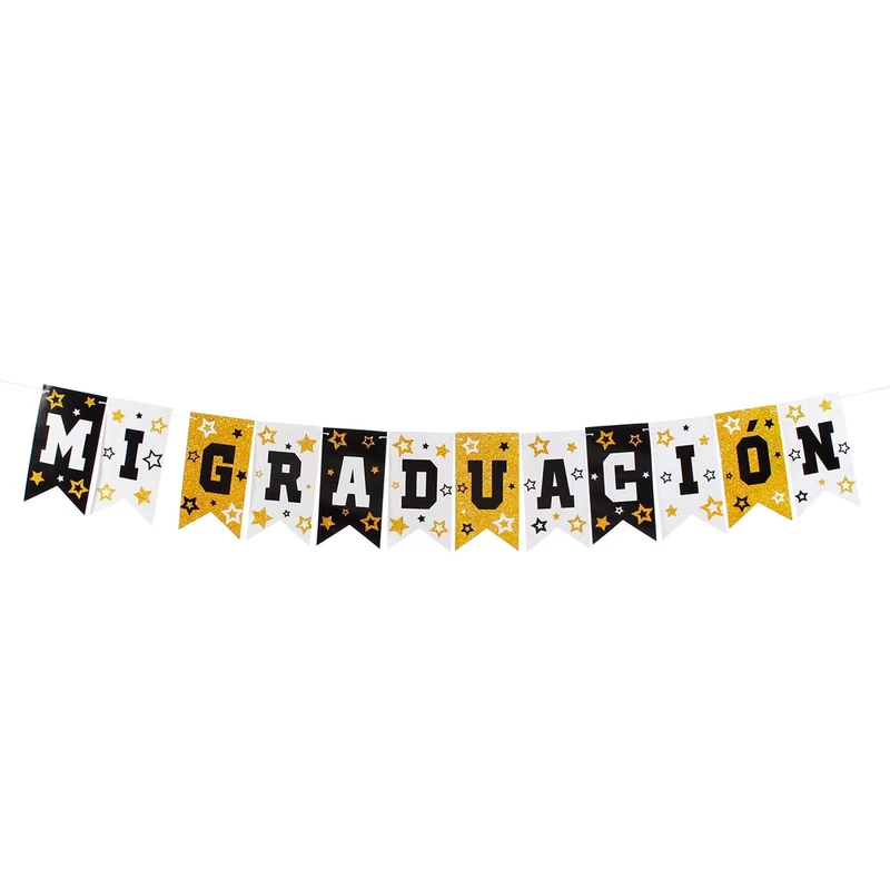 Art.2359 Banderín Mi Graduación x12 20.5x11cm 2m