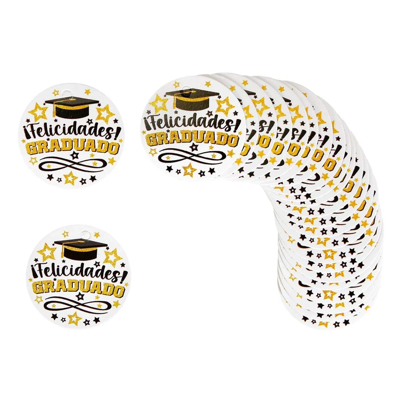 Art.2352 Tarjeta Felicidades Graduado 3.5cm 24pz