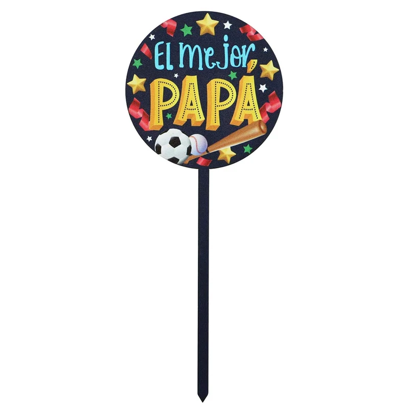 Art.3663 Pick El Mejor Papá 24x9.5cm 1pz