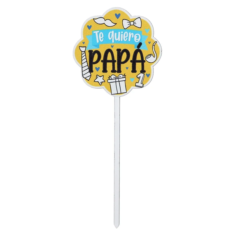 Art.3658 Pick Te Quiero Papá 16x6.5cm 1pz