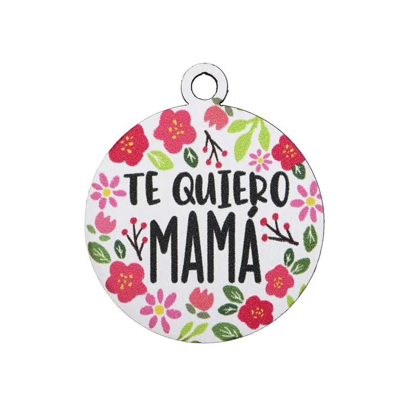 Art.3629 Llaverito Te Quiero Mamá 5.5x5cm 1pz