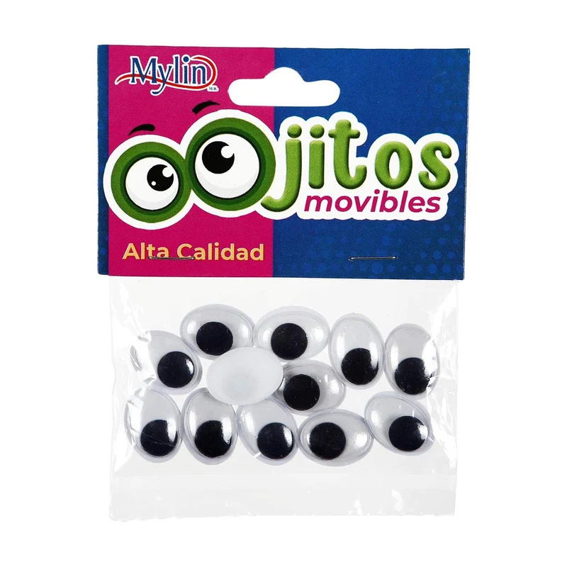 Art.3878 Ojos Movibles Oval 16x12mm 12pz