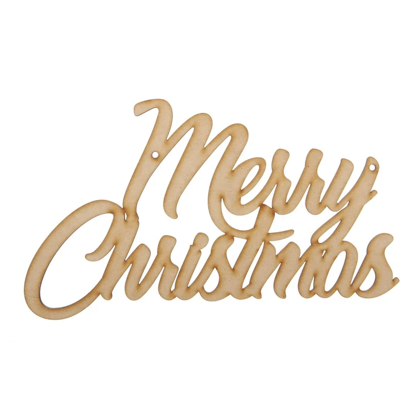 Art.533 Letrero Navidad 17.4x29.8cm 1pz