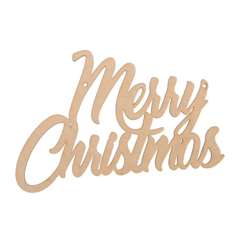 Art.522 Letrero Feliz Navidad 11x22cm 1pz