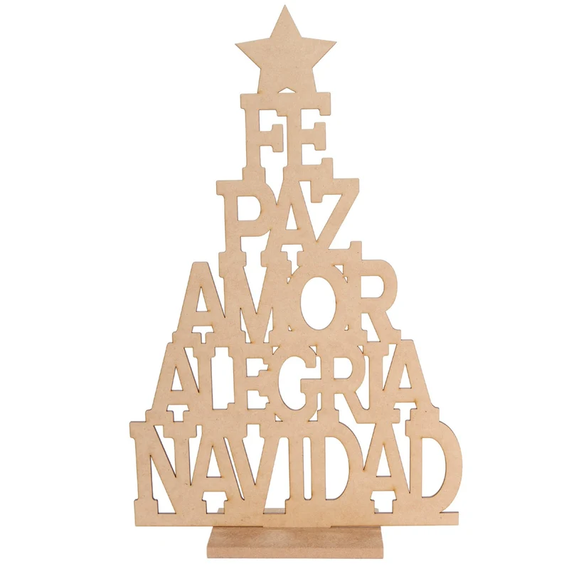 Art.480 Pino Frases Madera 39.8X25.2X7.1cm 1pz