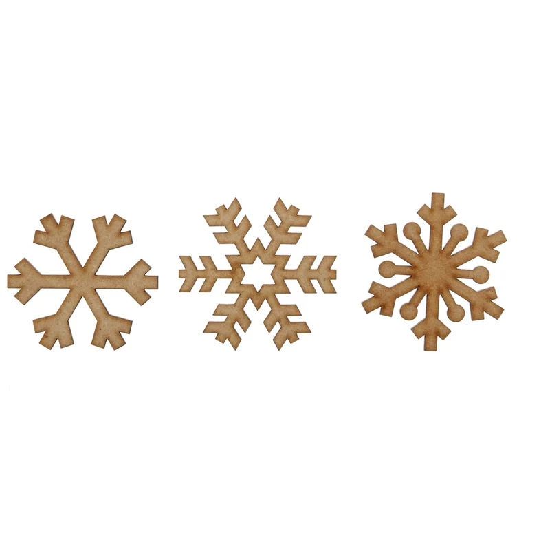 Art.478 Adornos Navidad Madera 5cm 3pz
