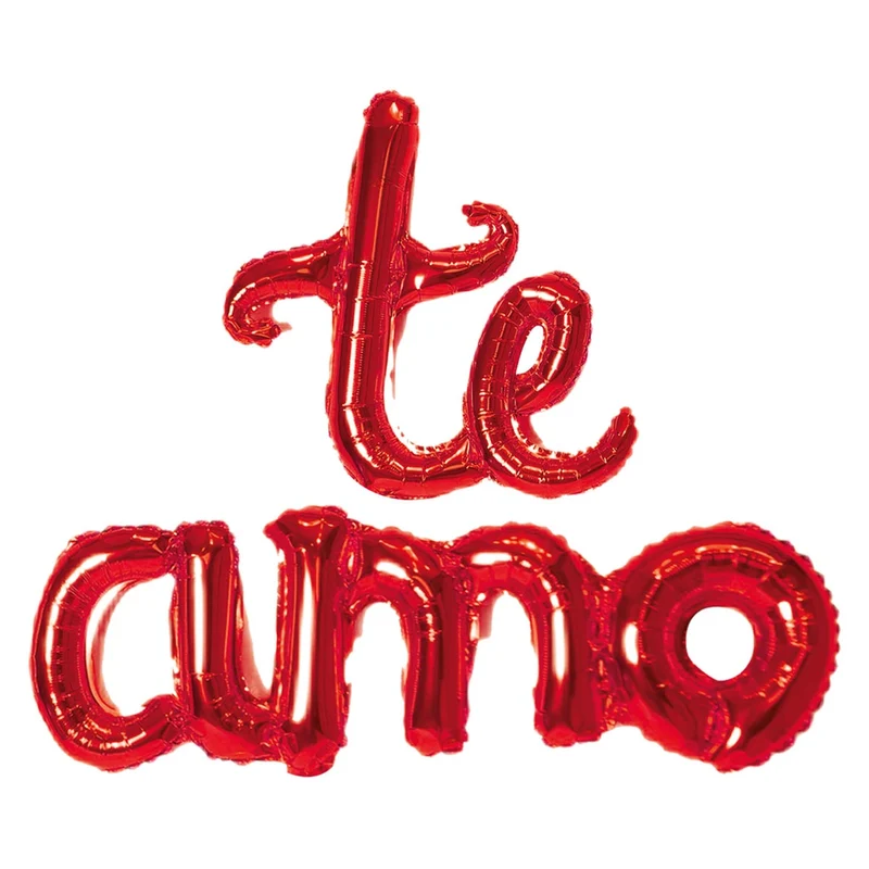 Art.7341 Globo Te Amo 133x45cm 1pz