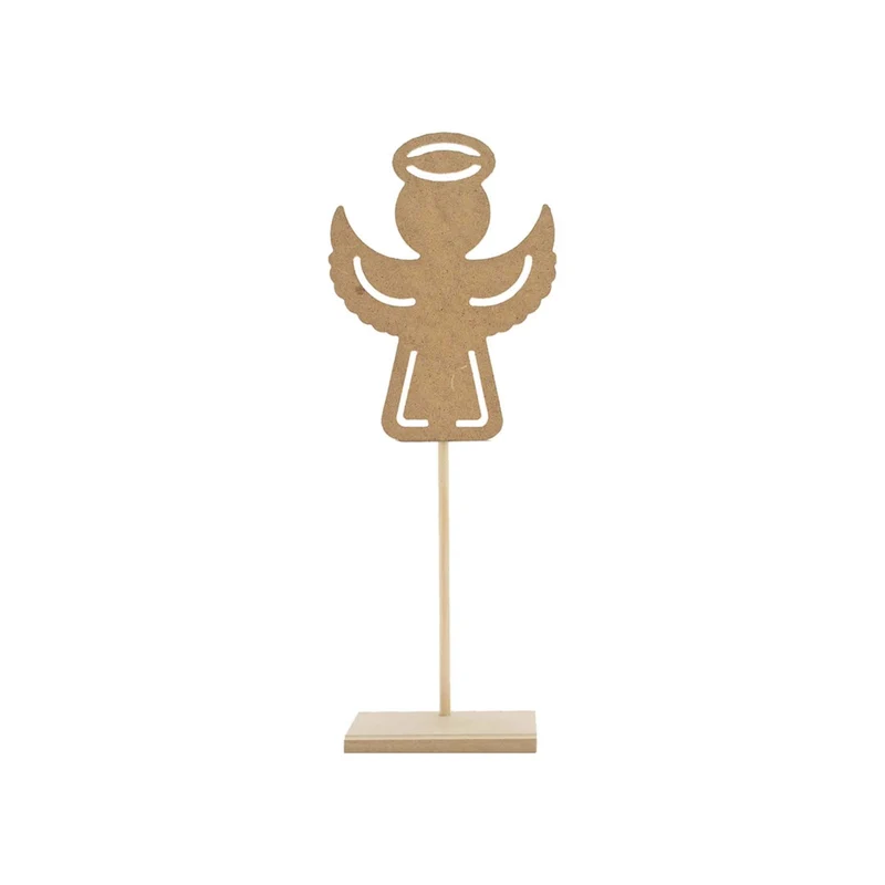 Art.9717 Adorno Ángel Con Poste Y Base 32x12cm 1pz