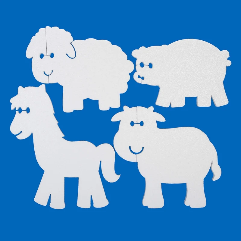 Art.9618 Kit Unicel Animalitos Granja 4pz