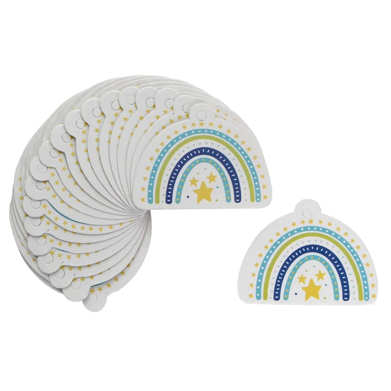 Art.8533 Tarjeta Arcoiris 3.5x4.5cm 20pz