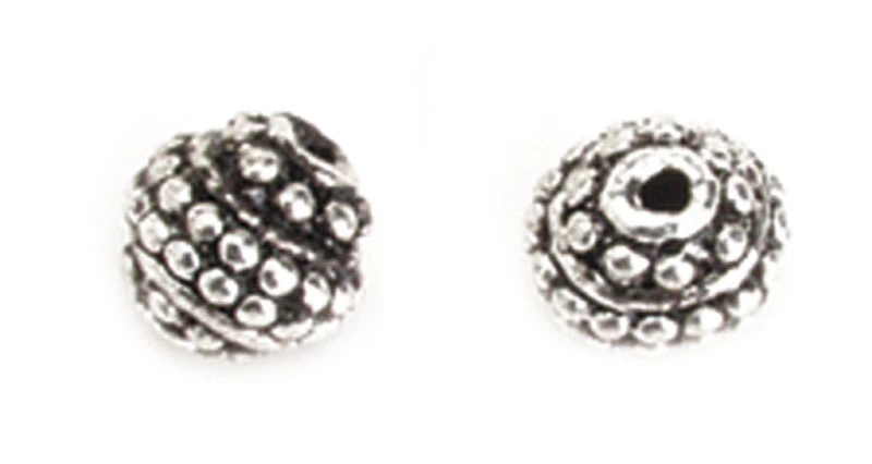 Art.8729 Cuenta Fundida Fina 7mm 50pz