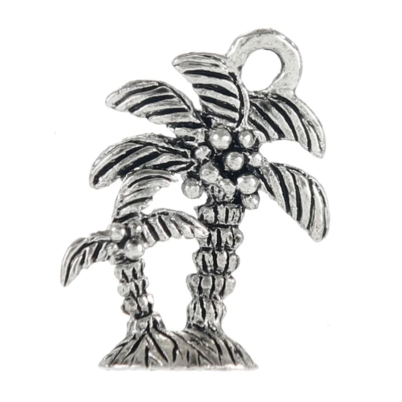 Art.8406 Cuenta Fundida Fina Palmera 23mm 50pz