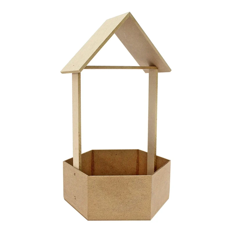 Art.8389 Centro De Mesa Pozo Hexagonal 33cm 1pz