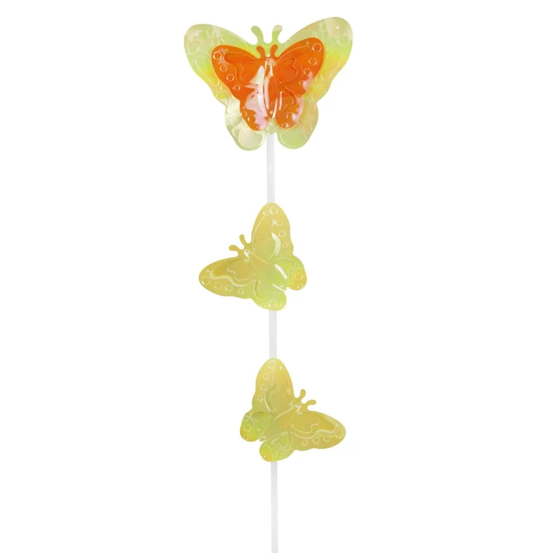 Art.838 Pick Grande De Mariposas Colores Iris 43.5cm 1pz