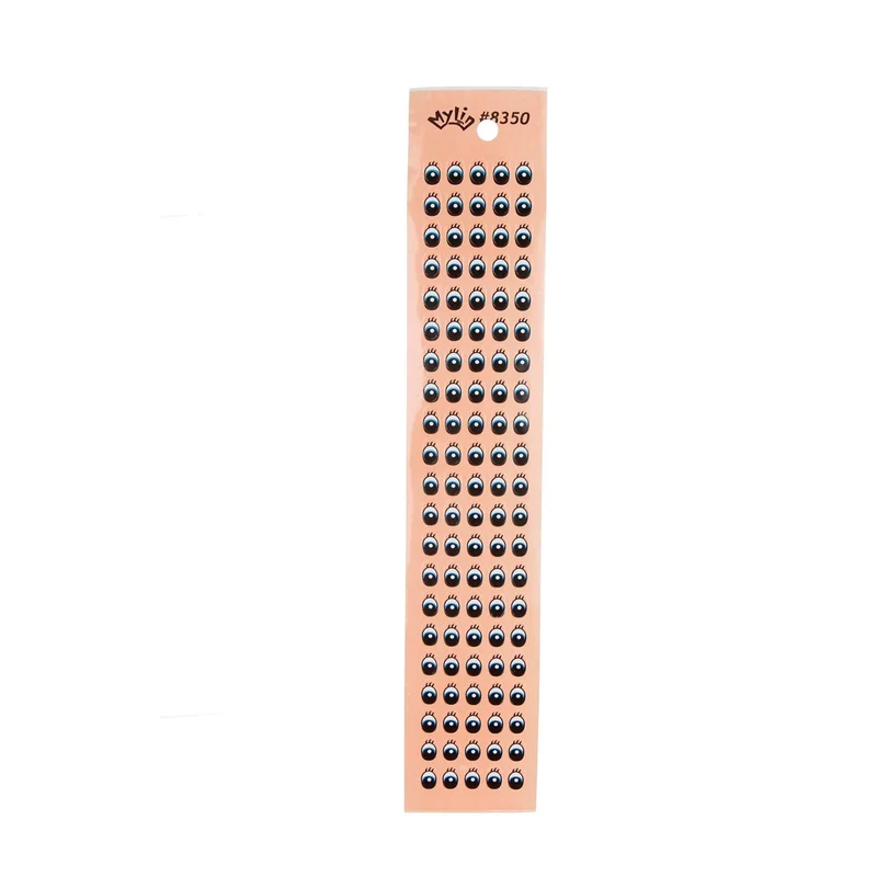 Art.8350 Calcomanía Ojitos 8mm 105pz (52 pares)