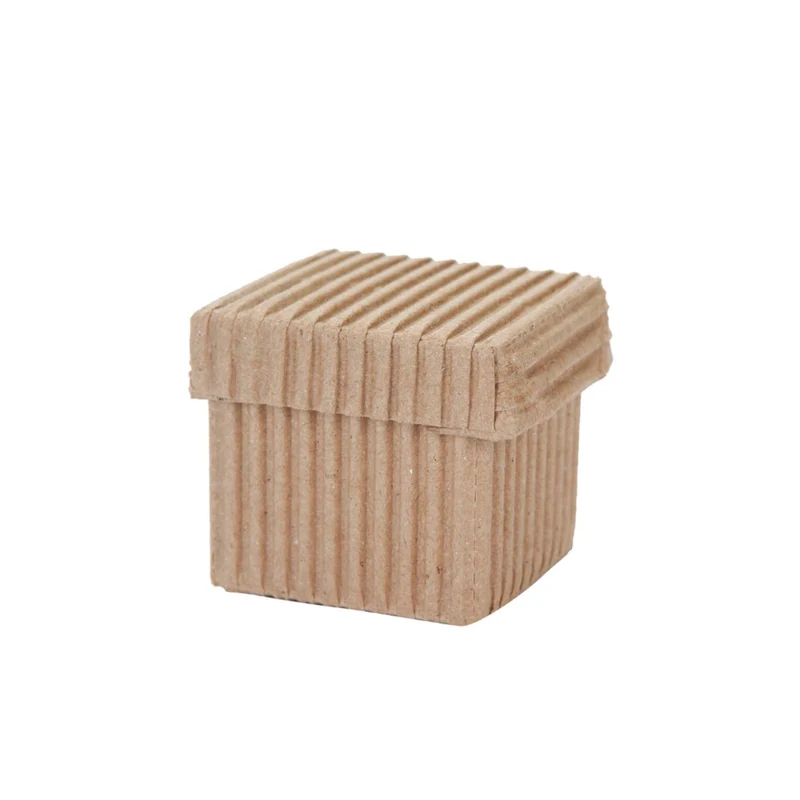 Art.8070 Caja Cubo Corrugado 4cm 1pz