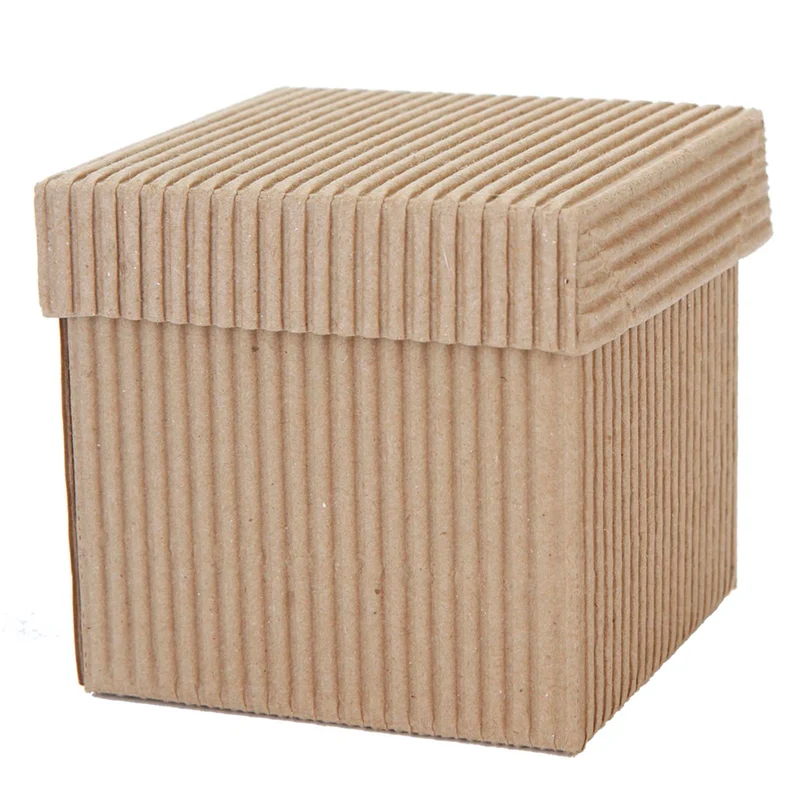 Art.8069 Caja Cubo Corrugado 8cm 8.5cm 1pz