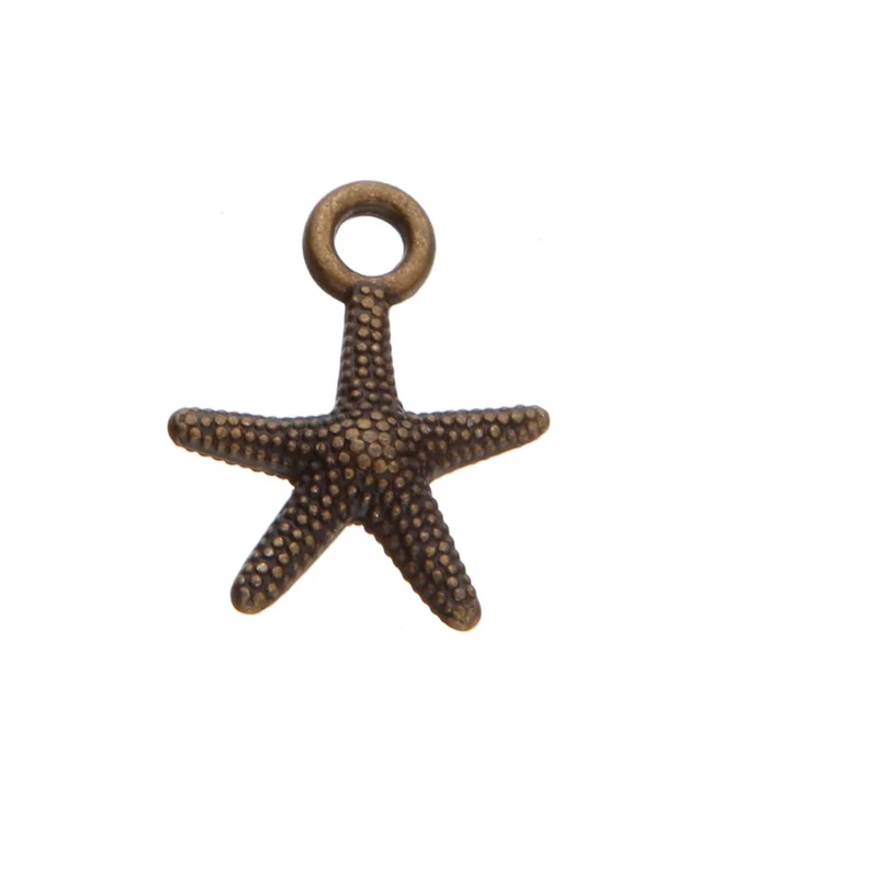 Art.7344 Dije Estrella De Mar 16x12mm 12pz