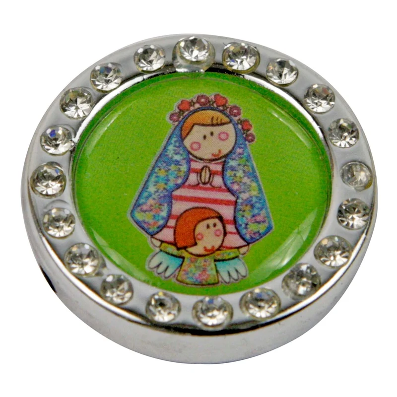 Art.4256 Cuenta Plana Imagen/Piedra 25mm 4pz