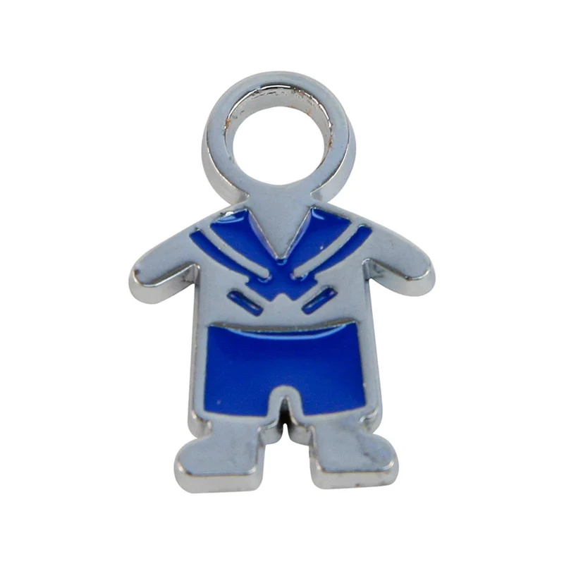 Art.3895 Dije Epoxy Niña/O 5.3cm 2pz