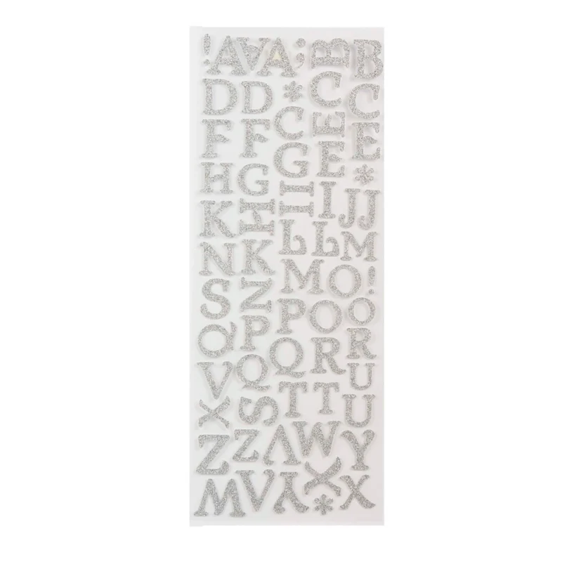 Art.4774 Calcomanía Letras Diamantadas 31x12cm 1 Planilla