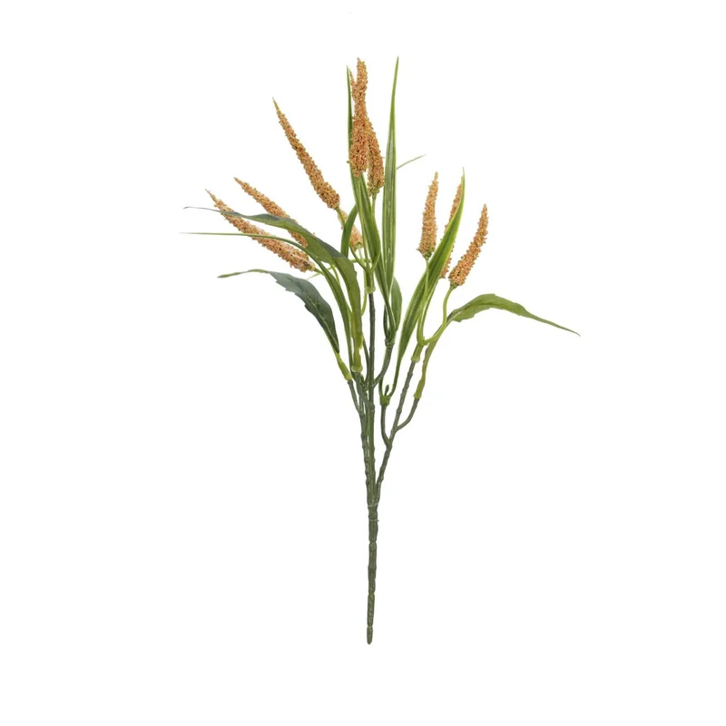 Art.4423 Plantita Plástico Con Flor X3 31cm 1pz