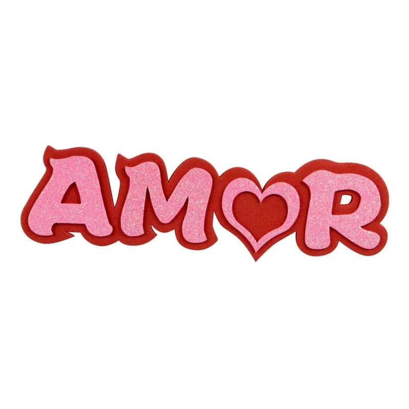 Art.4371 Letrero Fomi Amor 23x6cm 1pz