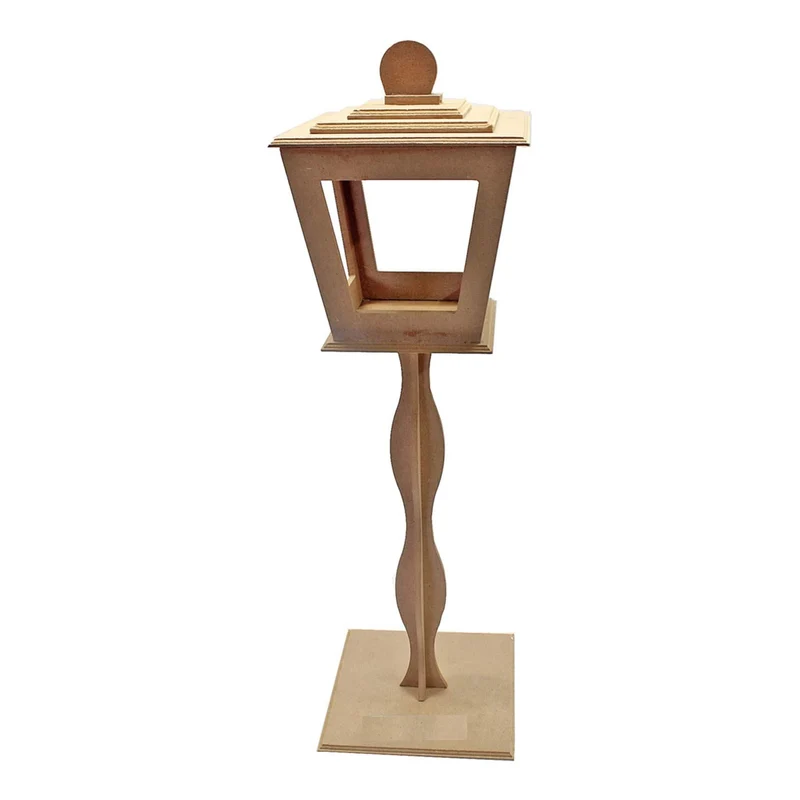 Art.4336 Farol Con Base Cuadrada 50x15cm 1pz