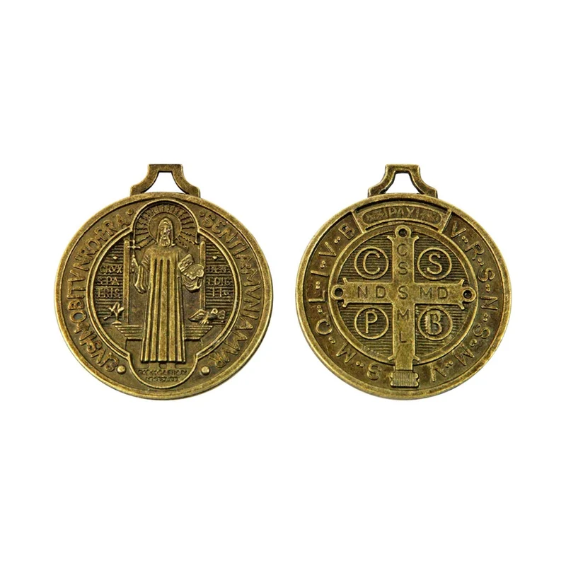 Art.4332 Medalla San Benito 25mm 8pz