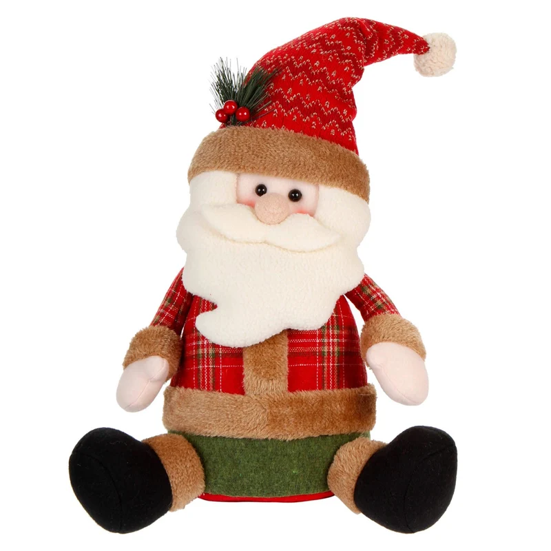 Art.8160 Santa Sentado Country 38x30cm 1pz