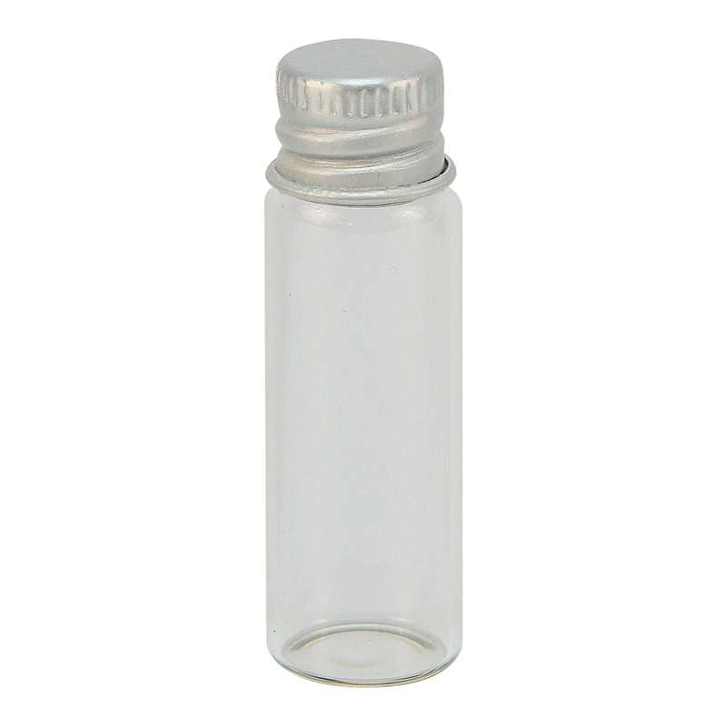 Art.3734 Botella Cristal Con Tapa aprox 6ml 5x1.7cm 12pz