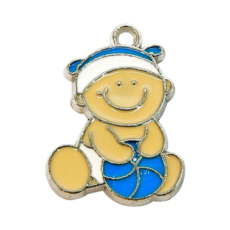 Art.3549 Dije De Baby Color 25x19mm 4pz
