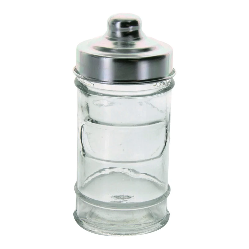Art.3485 Frasco Con Tapa De Aluminio aprox. 100ml 10.5x5cm 1pz
