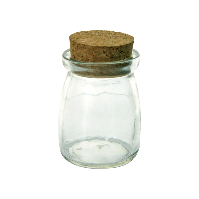 Art.3462 Frasco Con Corcho aprox. 100ml 7.5x5cm 1pz