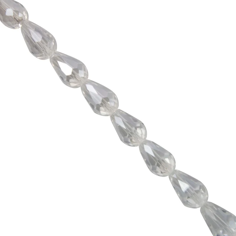 Art.2931 Gota Cristal Lustre 10x15mm Hilo 10pz