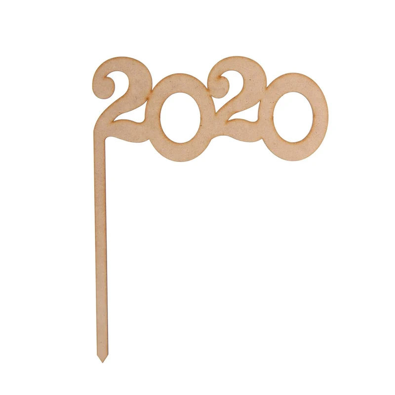 Art.2904 Pick Madera Dos Mil Veinte 23.5x18cm 1pz