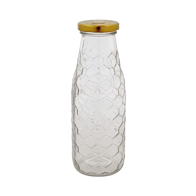 Art.2902 Botella Leche Con Tapa aprox 450ml 19x7cm 1pz