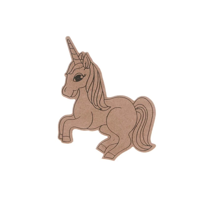 Art.2340 Contorno Unicornio 18x18cm 1pz